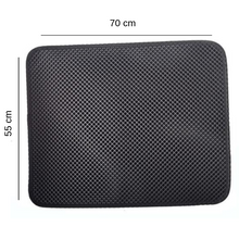 Load image into Gallery viewer, "Black Hole" Waterproof Cat Litter Mat - EVA Double Layered