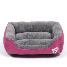 Load image into Gallery viewer, Multi-Color Soft Cotton Pet Cat Dog Bed