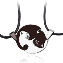 Load image into Gallery viewer, Stainless Steel Matching Cute Cat Pendants Necklaces