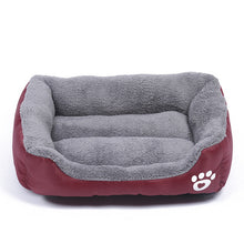 Load image into Gallery viewer, Multi-Color Soft Cotton Pet Cat Dog Bed