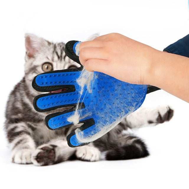 Ultimate Cat Grooming Glove For Hair Shedding