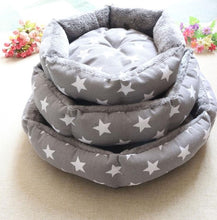 Load image into Gallery viewer, Round Pet Beds - 3 Pattern Soft Sofa